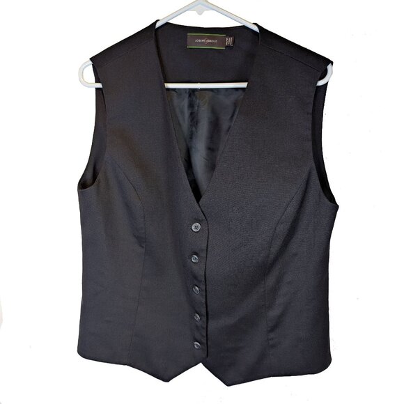 Joseph Abboud Women’s Vintage button close lined vest Size 12 - Picture 1 of 5